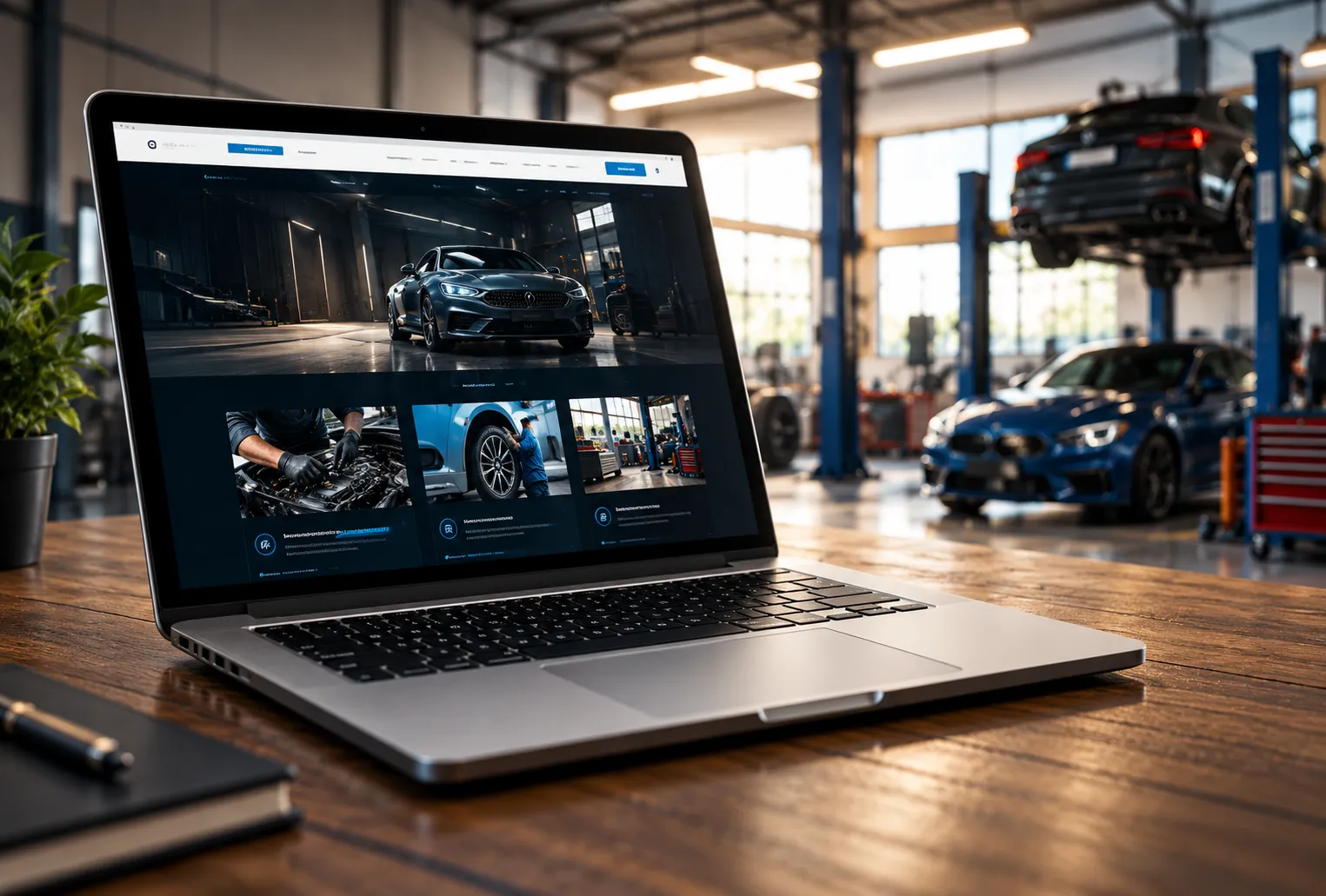 Riverside Auto Services website