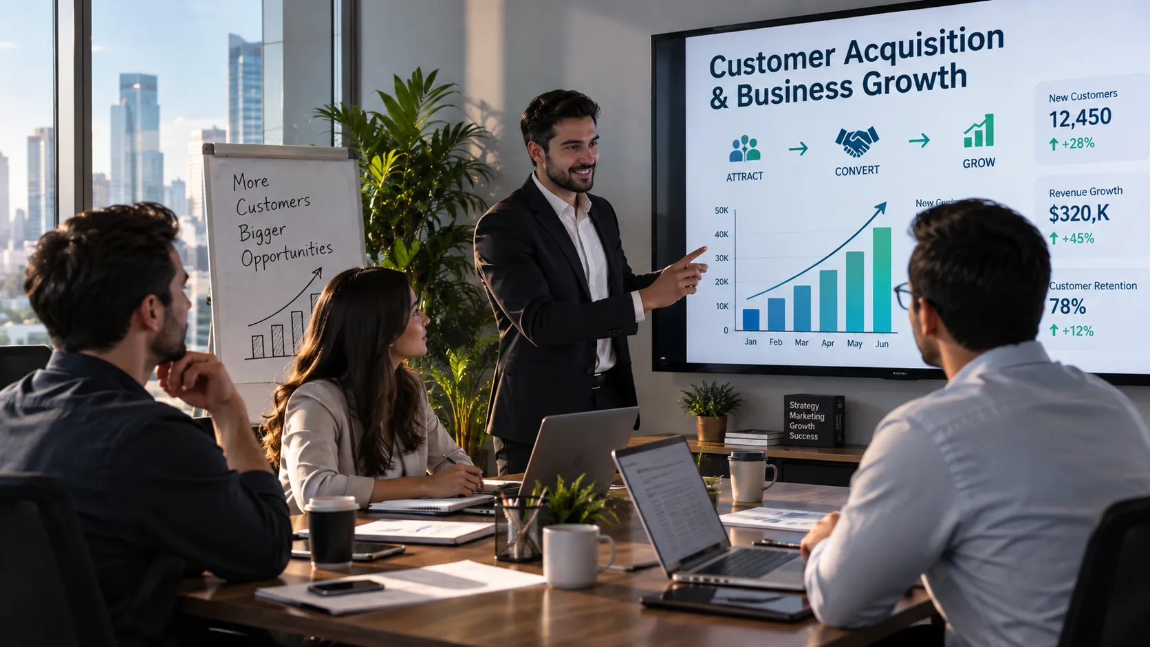 Customer acquisition and business growth case study